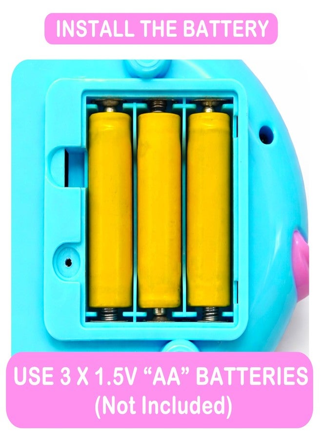 في جراسب لعبة صيد الأسماك المغناطيسية على شكل سمكة من VGRASSP للأطفال، مع صنارة صيد و5 أسماك ملونة - هدية تعليمية داخلية وخارجية للأطفال الصغار مع أضواء وموسيقى - اللون حسب المتوفر - Image 4